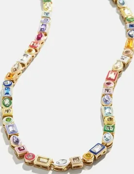 New Geometric Heart Colorful Rainbow Enamel Bezel CZ Tennis Chain Choker Necklace Bracelet for Women Party Holiday Jewelry - Aliexpress - FashionsVida