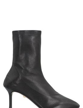 Alevì Etienne Round-Toe Leather Ankle Boots