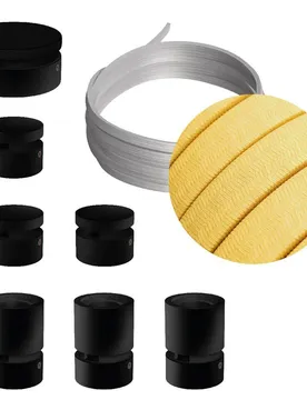 Cables Kit D´éclairage Linear Filé System Cm10 5 M 7 Unités Black / Yellow One Size