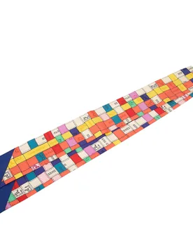 Bolduc Au Carre Silk Twilly Scarf - Hermès - FashionsVida