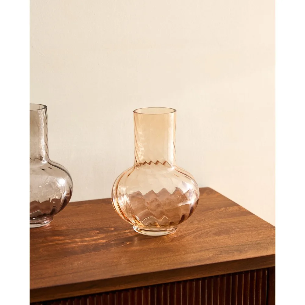 Jarrón decorativo de vidrio Vetro - El Corte Inglés - FashionsVida