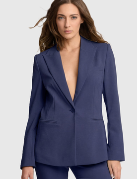 KOCCA giacca monopetto donna blu