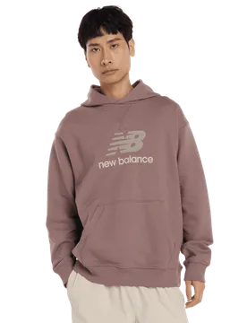 Terry Uomo - Felpe con cappuccio Marrone - Taglia XL - Jersey di cotone XL - New Balance - FashionsVida