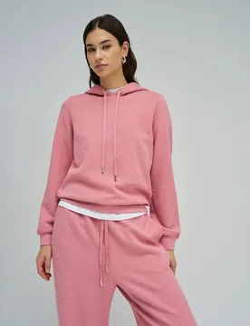 Sudadera con capucha de mujer en jacquard - Salsa Jeans - FashionsVida