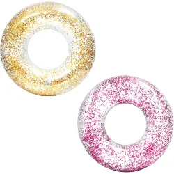 Intex - Rueda Transparente Glitter
