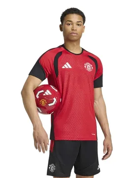 T-shirt à Manches Courtes Entraînement Manchester United 26/27 Jersey Mufc Red L - Adidas - FashionsVida