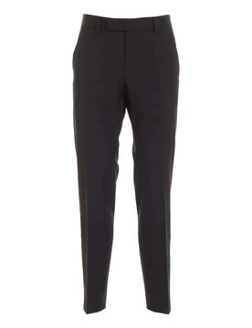 Pantalone con bande laterali in lamè
