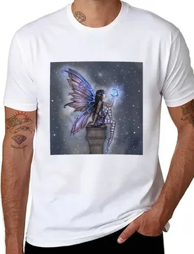 Little Blue Moon Fairy Fantasy Art by Molly Harrison T-Shirt t shirt personalised anime tshirt T-Shirt - Aliexpress - FashionsVida