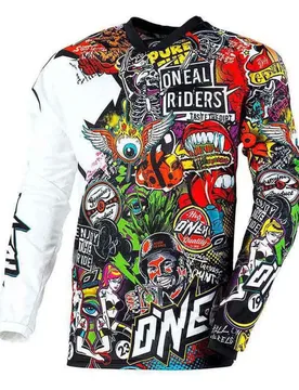 Maglietta A Maniche Lunghe Mayhem Crank Black / Multicolor - Oneal - FashionsVida