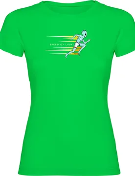 Maglietta A Maniche Corte Speed Of Light Light Green S - Kruskis - FashionsVida