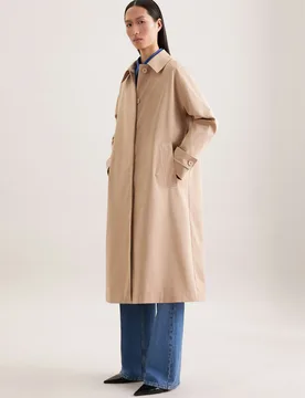 Carcoat aus Baumwolltwill Beige 38 - Seidensticker.com - FashionsVida