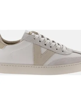 Zapatillas deportivas unisex con piezas de color y serraje - Victoria - FashionsVida