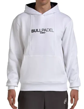 Bullpadel Acube Hoodie Blanco 2XL - Bullpadel - FashionsVida
