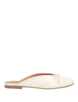 Mules & Zuecos Mujer Hueso 37 Mujer
