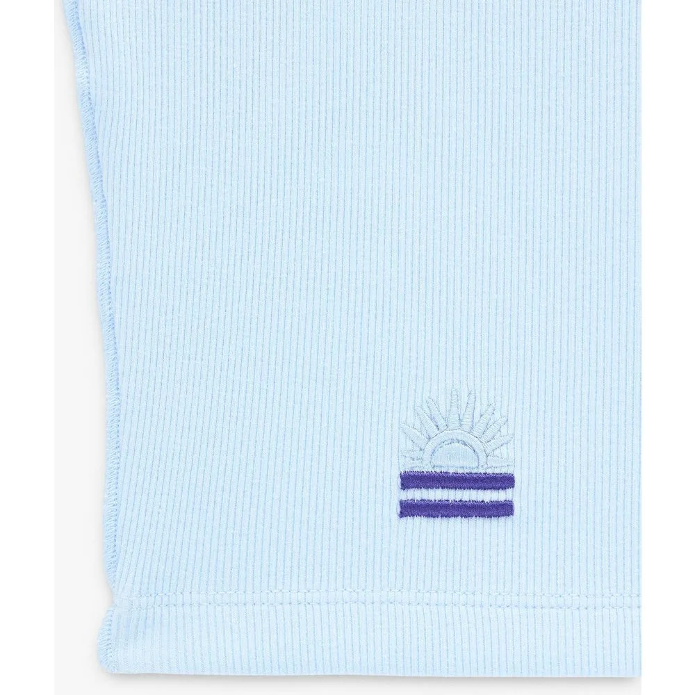 Camiseta de mujer cropped de manga corta en liso - Parfois - FashionsVida