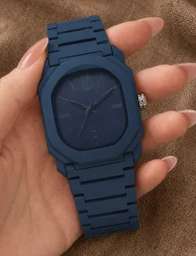 Pieza Reloj de negocios minimalista de alta gama para hombres, esfera con números arábigos, reloj de cuarzo de estilo de lujo personalizado de moda - Shein - FashionsVida