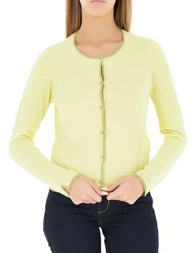 Cardigan con bottoni LIU JEANS GIALLO LIMONE S - Liu jo - FashionsVida