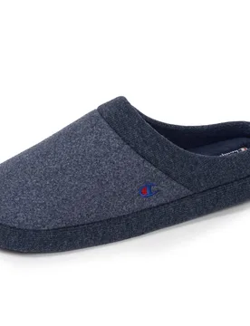 Chaussons CHAMPION Mules Marine foncé marine chiné foncé 45 - Isotoner - FashionsVida