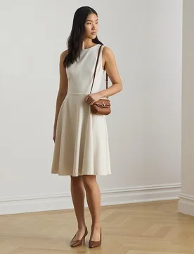 Vestido midi sin mangas - Lauren Ralph Lauren - FashionsVida