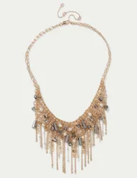 Cascade Mini Bead Droplet Necklace Multi female