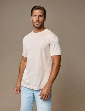 Sinsay - T-shirt in cotone - nude