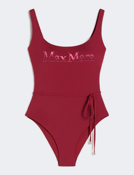 Costume intero in jersey donna geranio