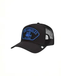 Berretto trucker nero con ricamo Los Angeles