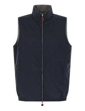Kiton Gilet in nylon double face