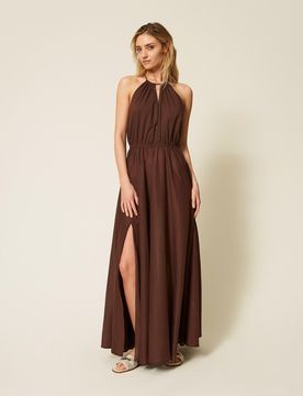 Twinset Robe longue en mousseline