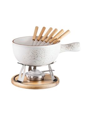 Käsefondue Set, Steinzeug Pintar