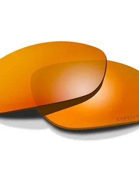 Climb Polarized Sunglasses Lenses Bronze Mirror / Cooper One Size Men,Women - Wiley X - FashionsVida