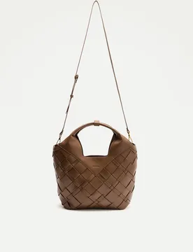 Bolso shopper trenzado manual - Tintoretto - FashionsVida