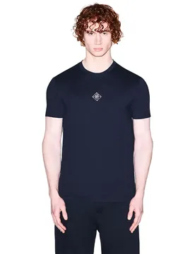 Exchange T-shirt à Manches Courtes Xm002454_af10358 Deep Navy M