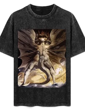 The Great Red Dragon by William Blake T-Shirt Odor Resistant Short Sleeve Top - Aliexpress - FashionsVida