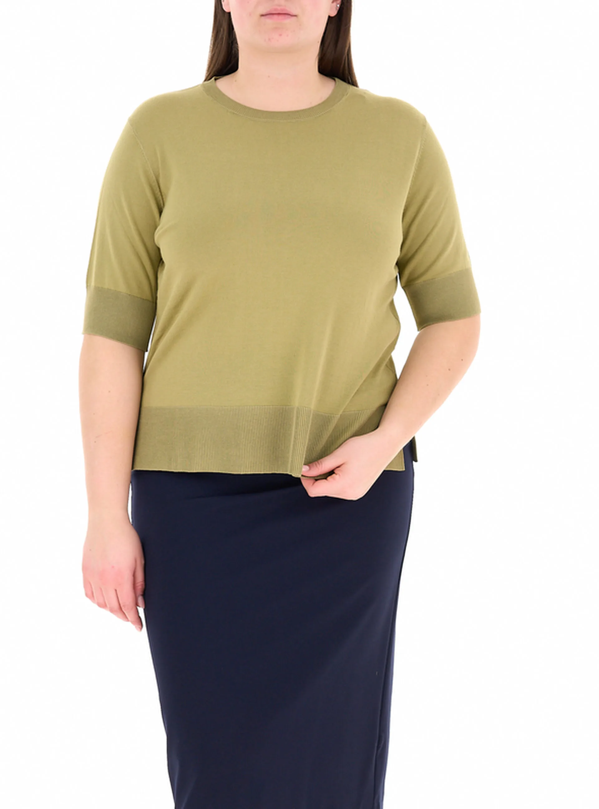 Maglia maniche corte PISTACCHIO XXL - ELENA MIRO' - FashionsVida