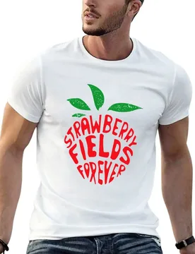 Strawberry Fields Forever Design T-Shirt t shirt man casual graphic t shirts for man cotton t shirts man 100% T-shirt - Aliexpress - FashionsVida