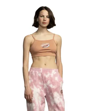 T-shirt Sans Manches Oval Splice Dot Front Clay S