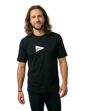 T-shirt à Manches Courtes Network Photo 10280609 Green Black S
