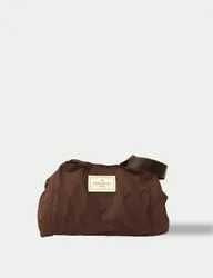Drawstring Flat Lay Makeup Bag - Espresso Espresso female