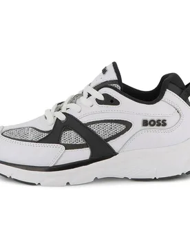 Boss Sneaker J52570 White EU 32 - BOSS - FashionsVida