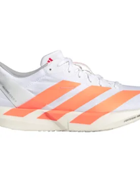 ADIZERO ADIOS 9 Laufschuhe Damen Ftwr White/Beam Orange/Lucid Red 41 1/3 - Adidas - FashionsVida