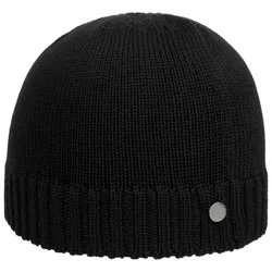 Classic Merino Beanie Hat by - black - Female - Size: One Size