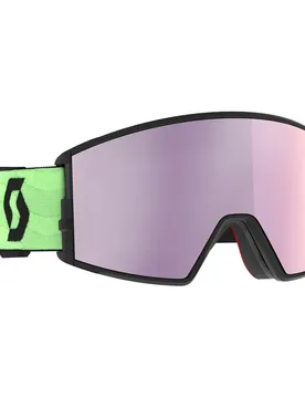 Masque De Ski React Glow Green Amplifier Lavender Chrome/CAT3 Homme