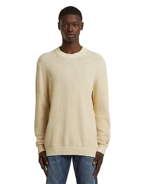 Pull Honey Comb Dk Talc S - G-Star - FashionsVida
