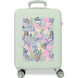 Maleta de cabina 55 cm forest abs rígida con capacidad de 35l menta
