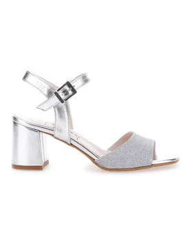 Sandali con Tacco Argento 4214 39 - PITTARELLO GLAM - FashionsVida
