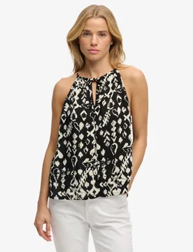 Superdry Damen Beach Cami Top Black - Größe: 42 - 39.99 - FashionsVida