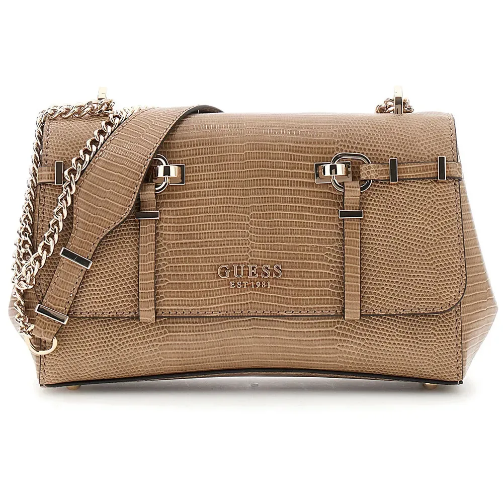 Borsa A Tracolla Leona Beige One Size - Guess - FashionsVida