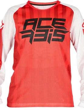 Maglia Moto MTB Bambino MX-J WINDY FIVE VENTED Rosso taglia S - Acerbis - FashionsVida