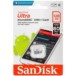 Carte Mémoire Ultra Micro Sdxc 128gb Class 10 Black One Size unisex